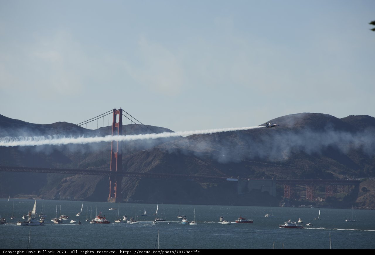 Air Show Spectacle over San Francisco Bay