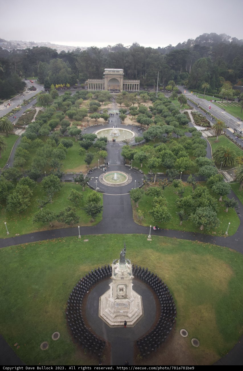 Skyline Symphony: Golden Gate Park from Above
