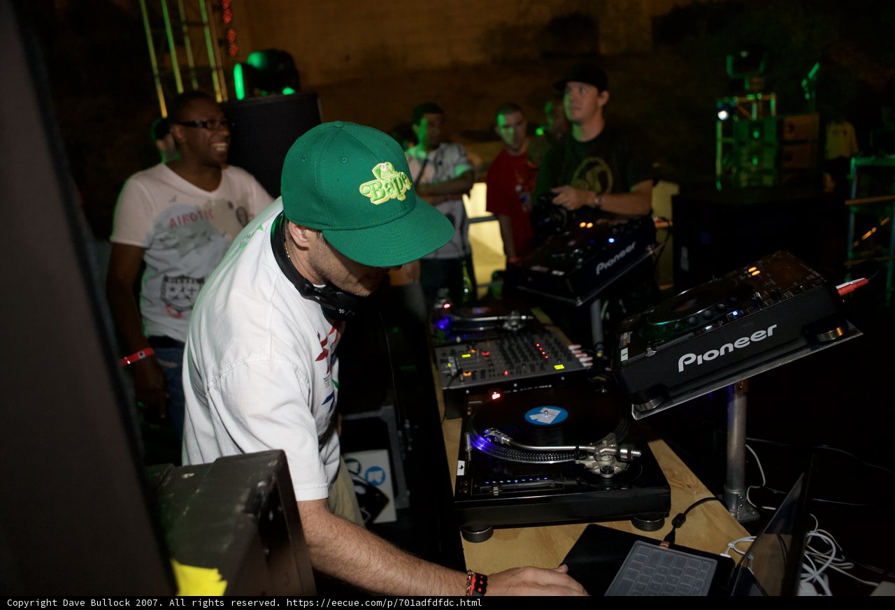 DJ Marky bringing the beats at EDC 2007