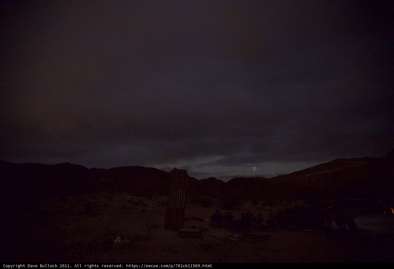 Starry Night over Desert Plateau