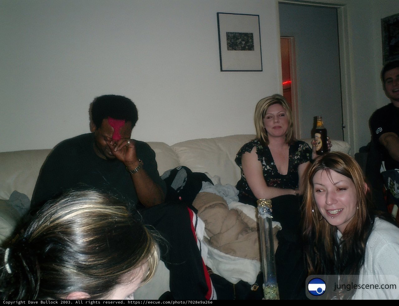 Casual Gathering on the Sofa