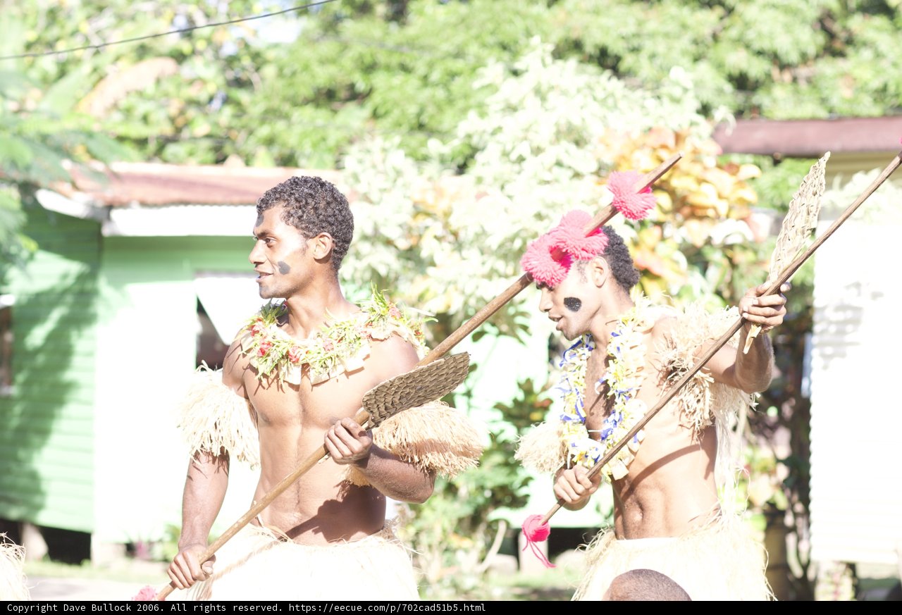 Traditional Fijian Spear Dance