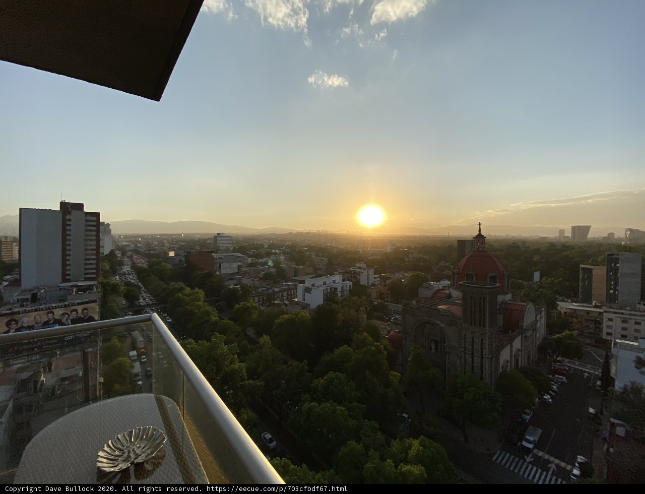 City Sunset in Cuauhtémoc
