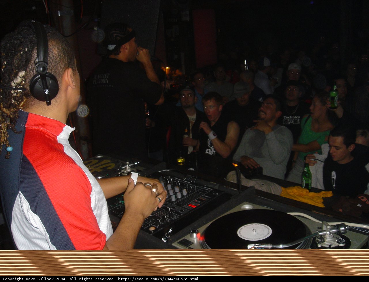 The DJ Drops the Beat.