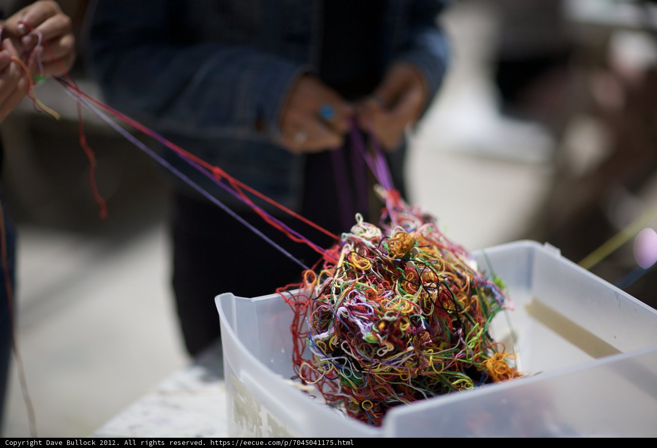 Colorful Yarn Box