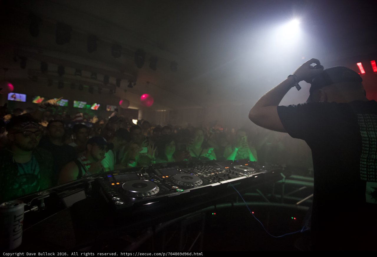 DJ Lights Up Coachella Nightlife