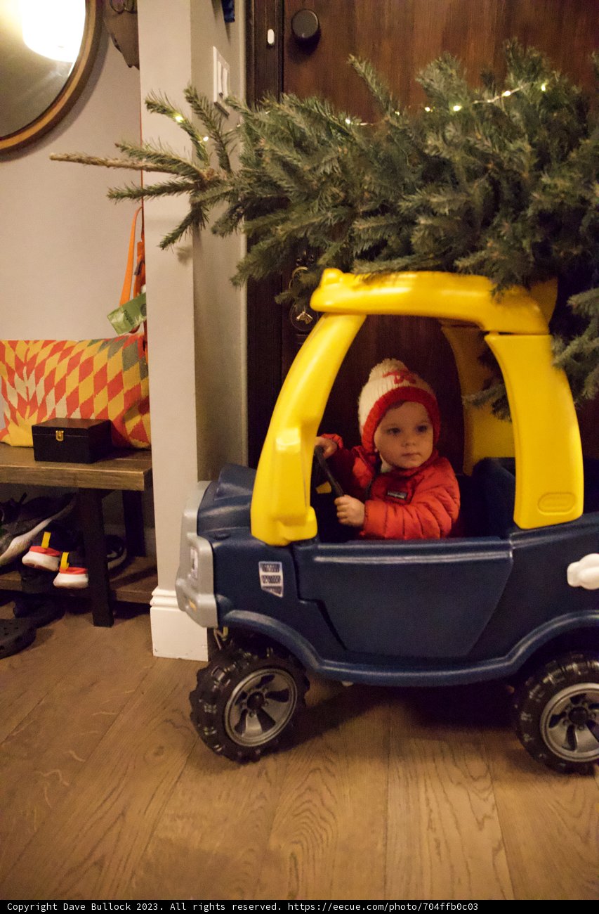 Wesley's First Christmas Drive