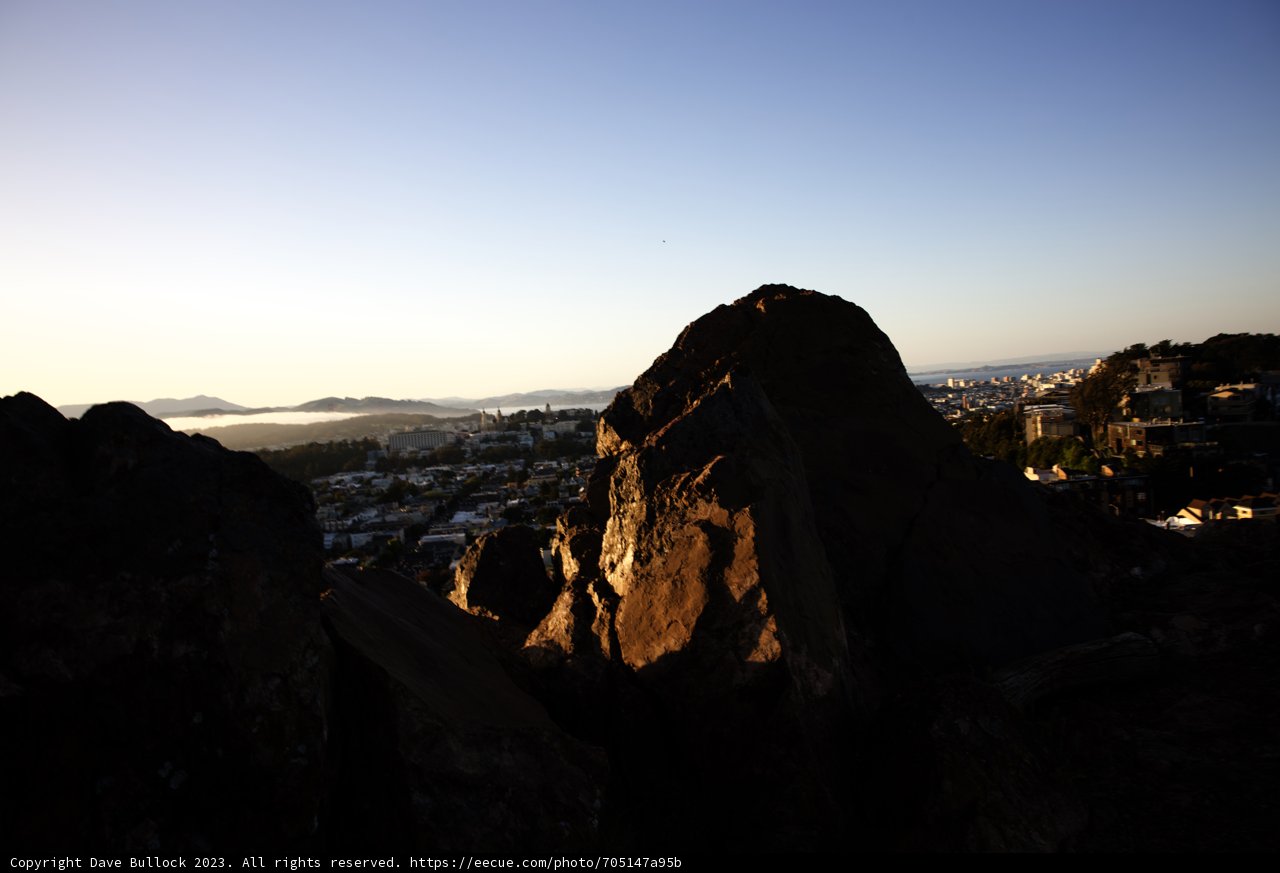 Panoramic Cityscape from the Rocky Heights