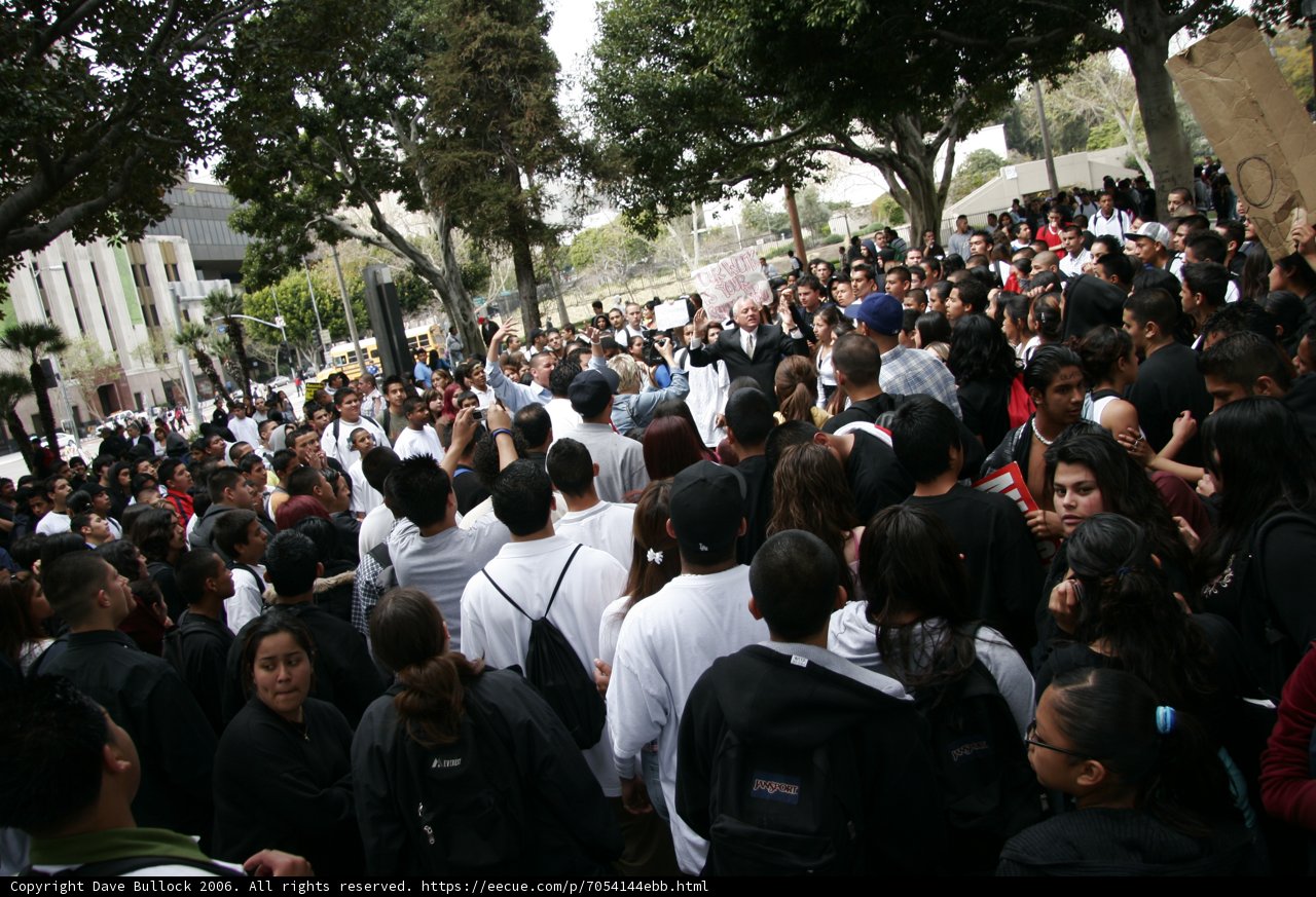 School Walkout Draws Large Crowd to the Park
