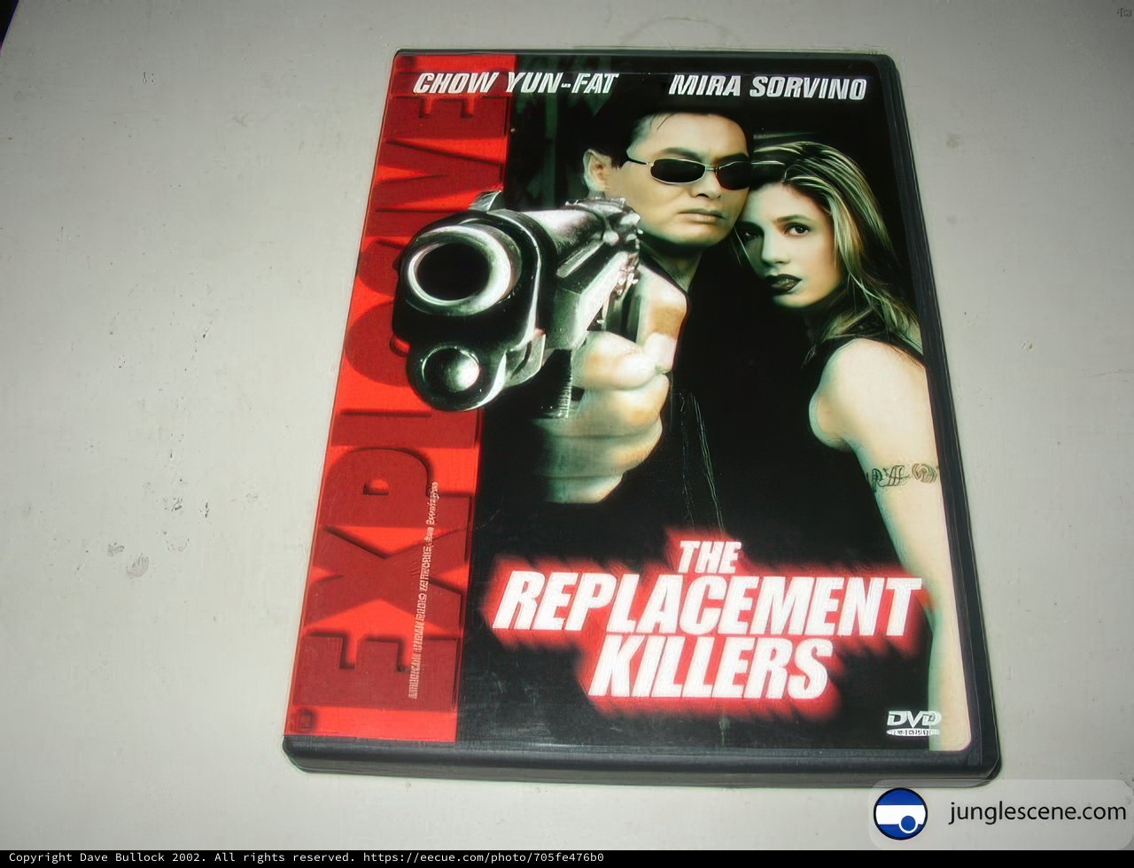 Replacement Killers DVD Cover Featuring Hideki Takahashi and Mira Sorvino