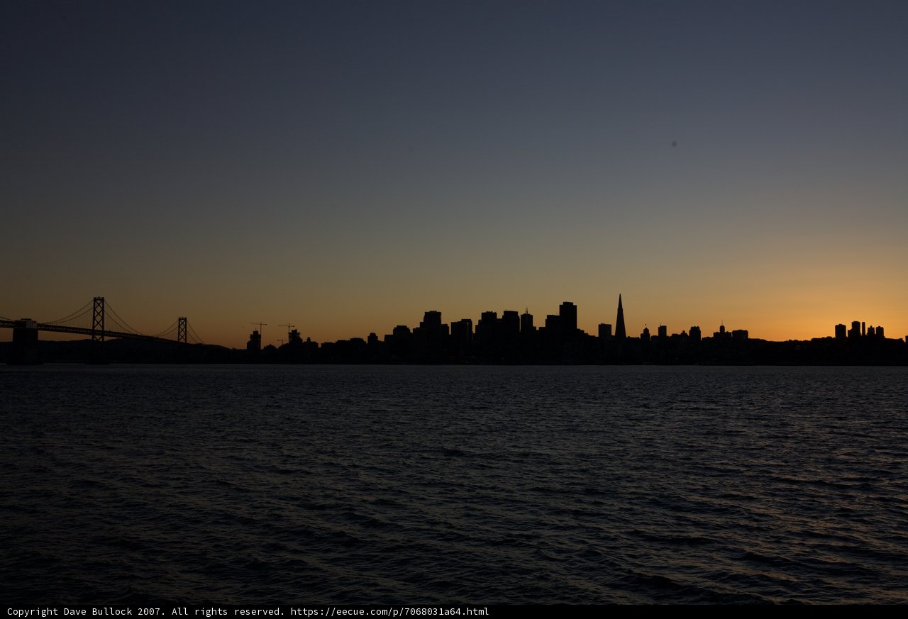 Golden Hour over San Francisco Bay