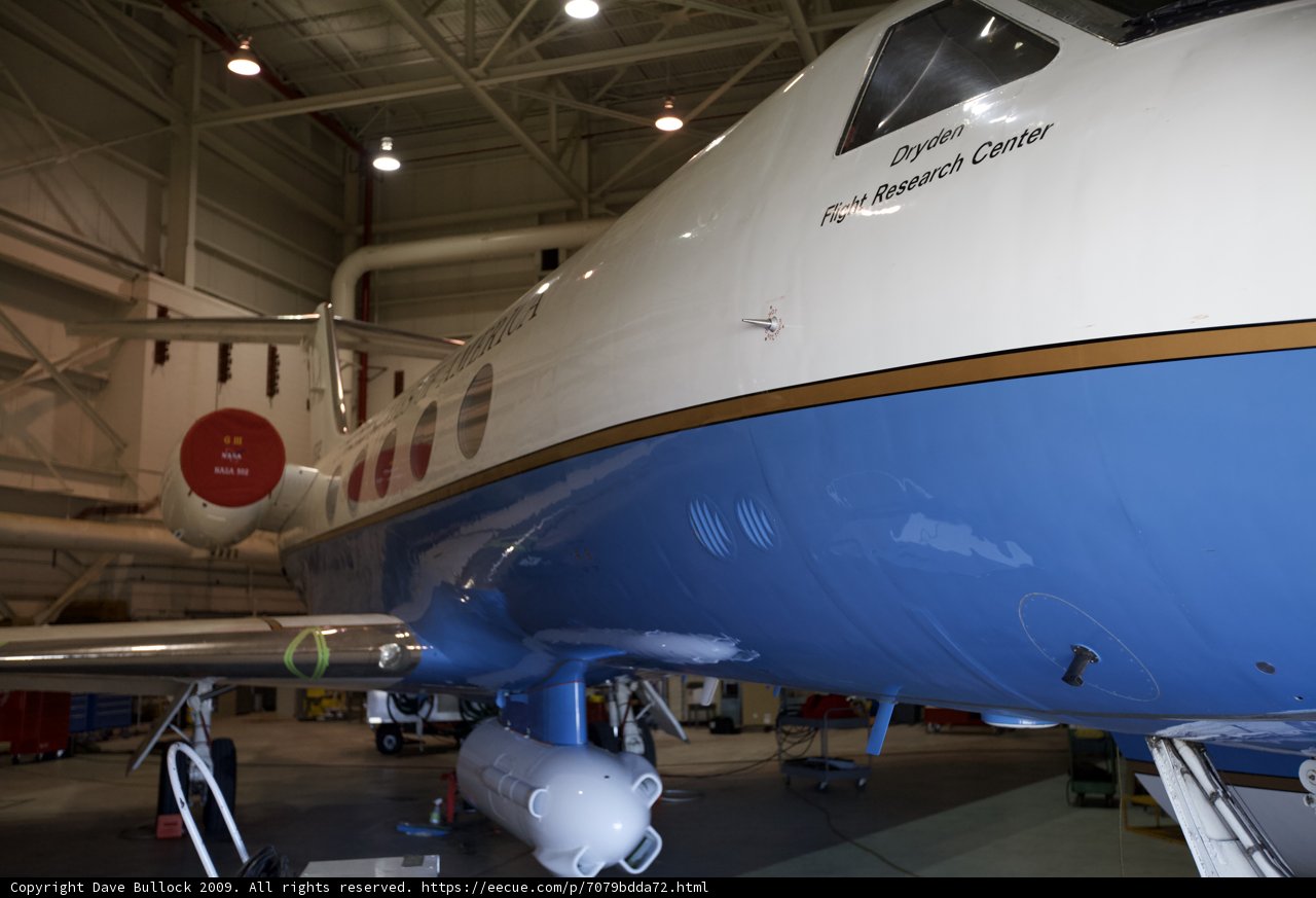 Parked Aircraft in Hangar