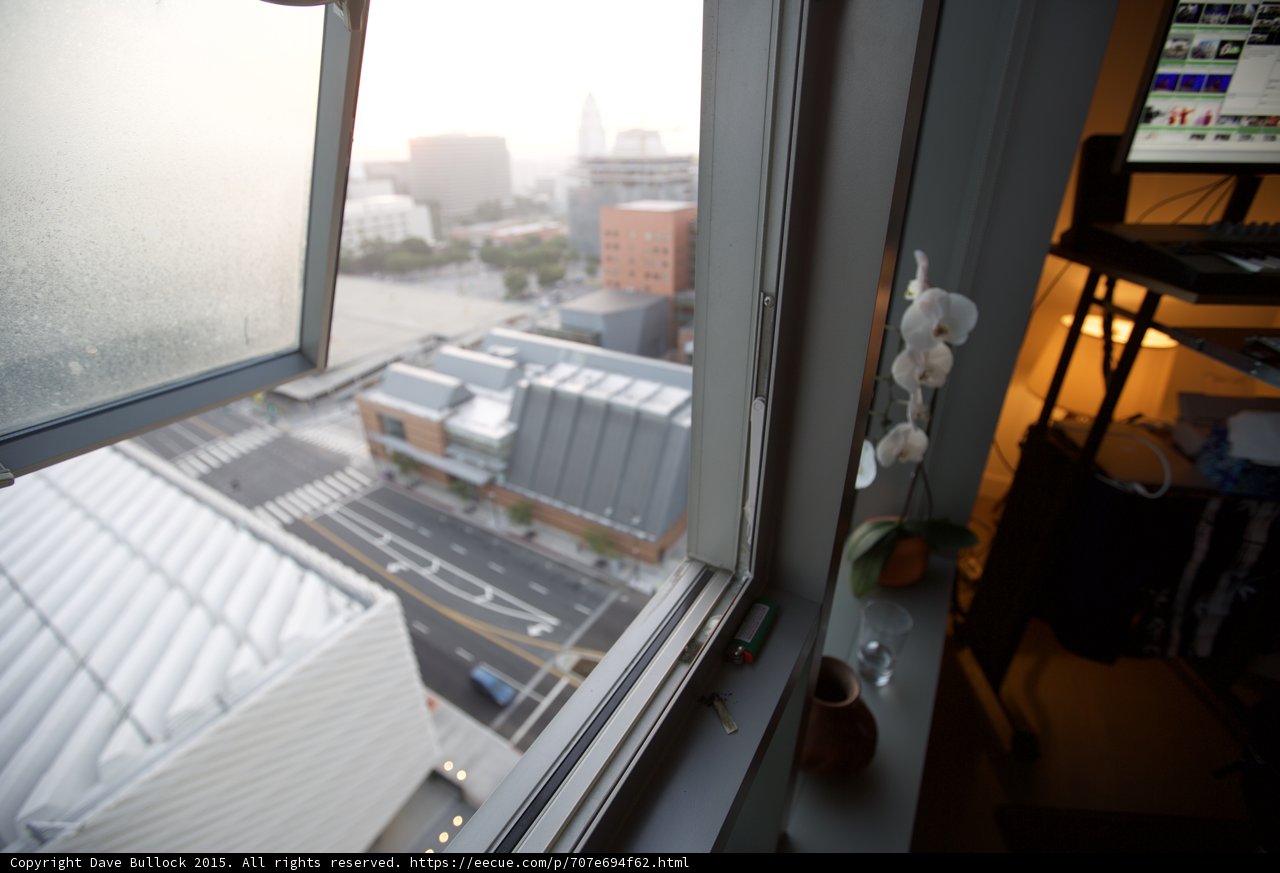 Window View Downtown LA Studio