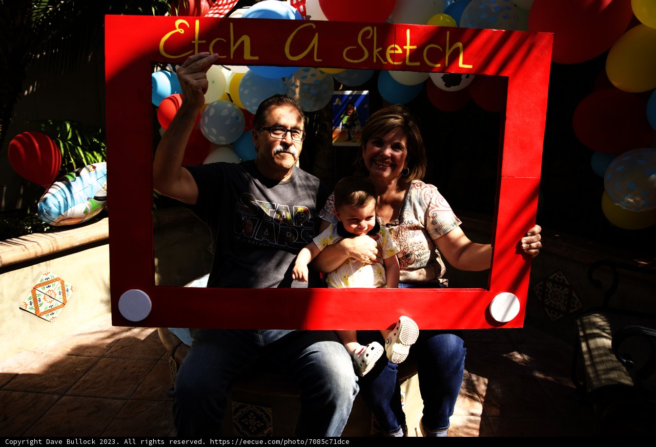 The Joyful Trio at Wesley's First Birthday