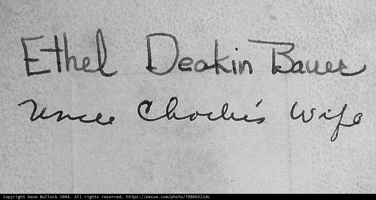 Ethel Deckin Bauer's Signature