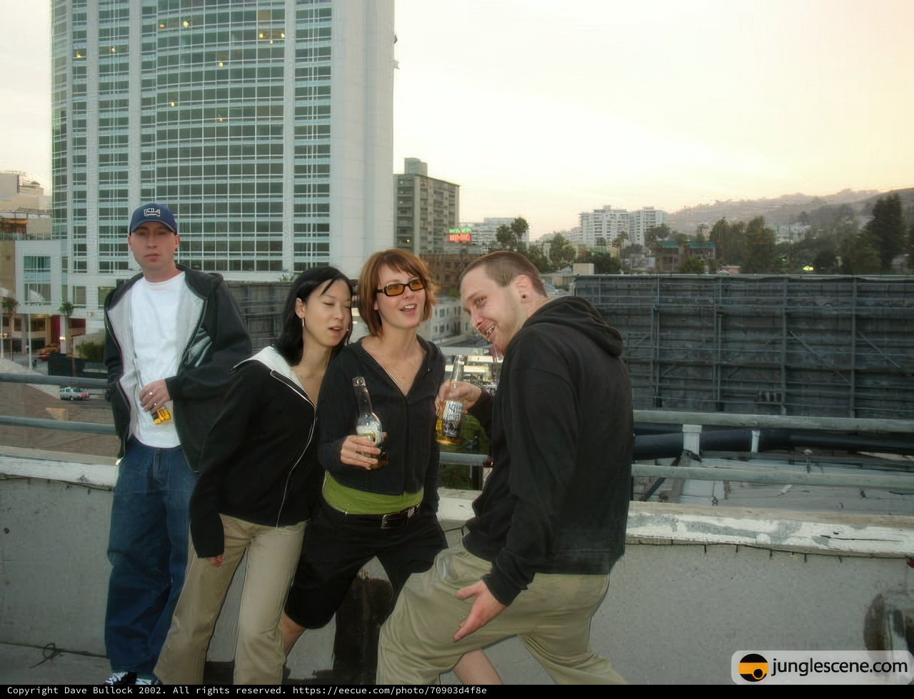 Rooftop Portrait in the City