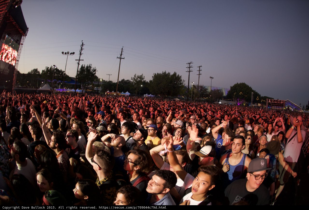 Diverse Crowd Panorama