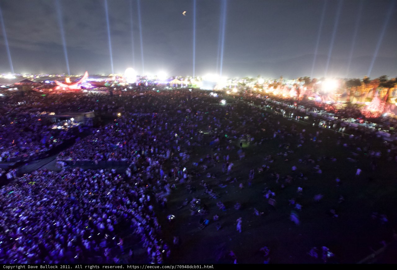 Nighttime Metropolis Concert Crowd