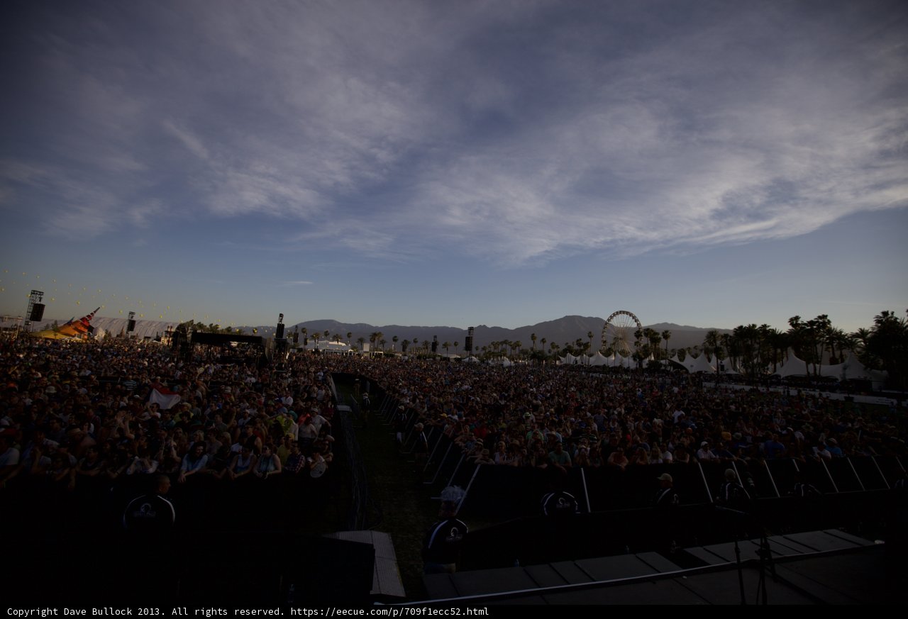 Coachella Concert-goers Enjoy the Crowd Energy
