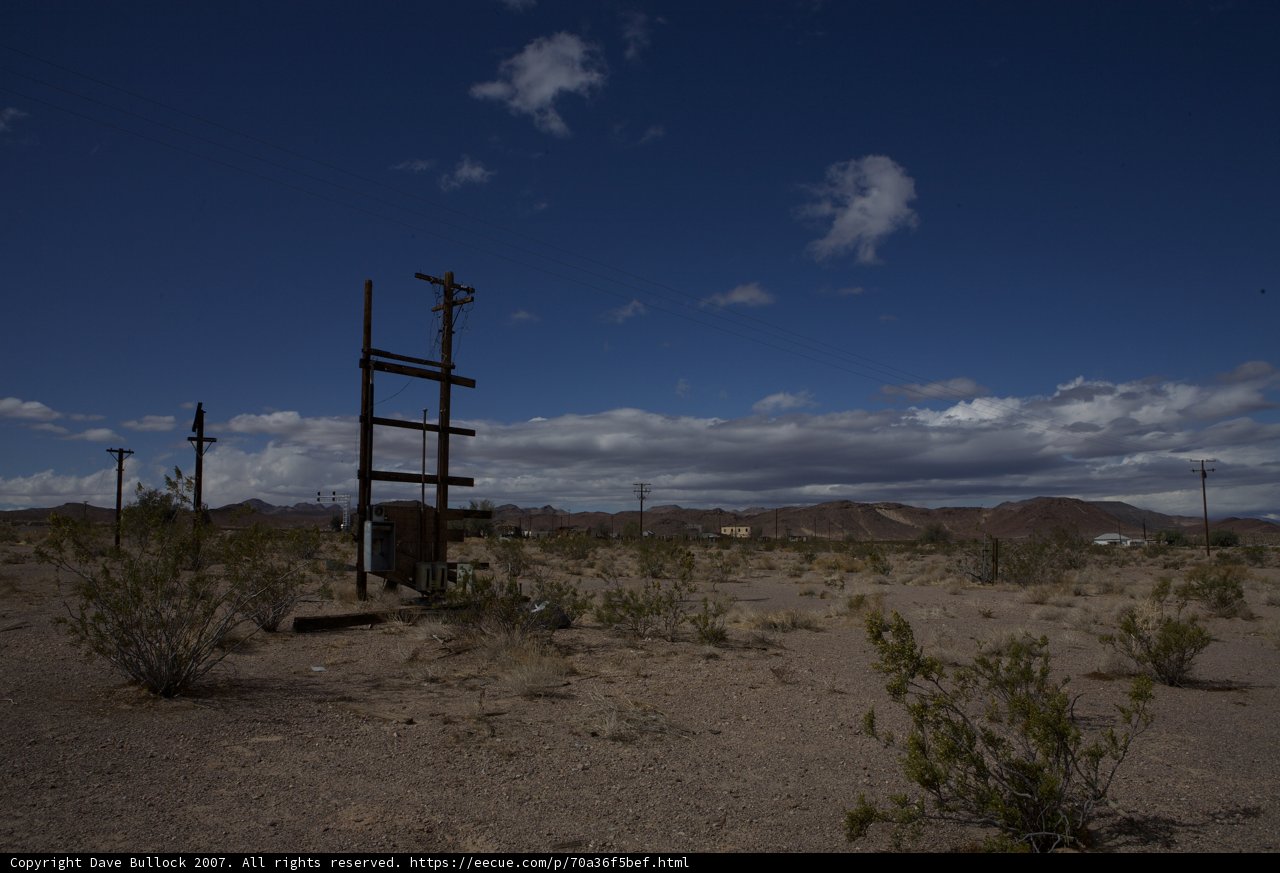 Desert Utility Pole
