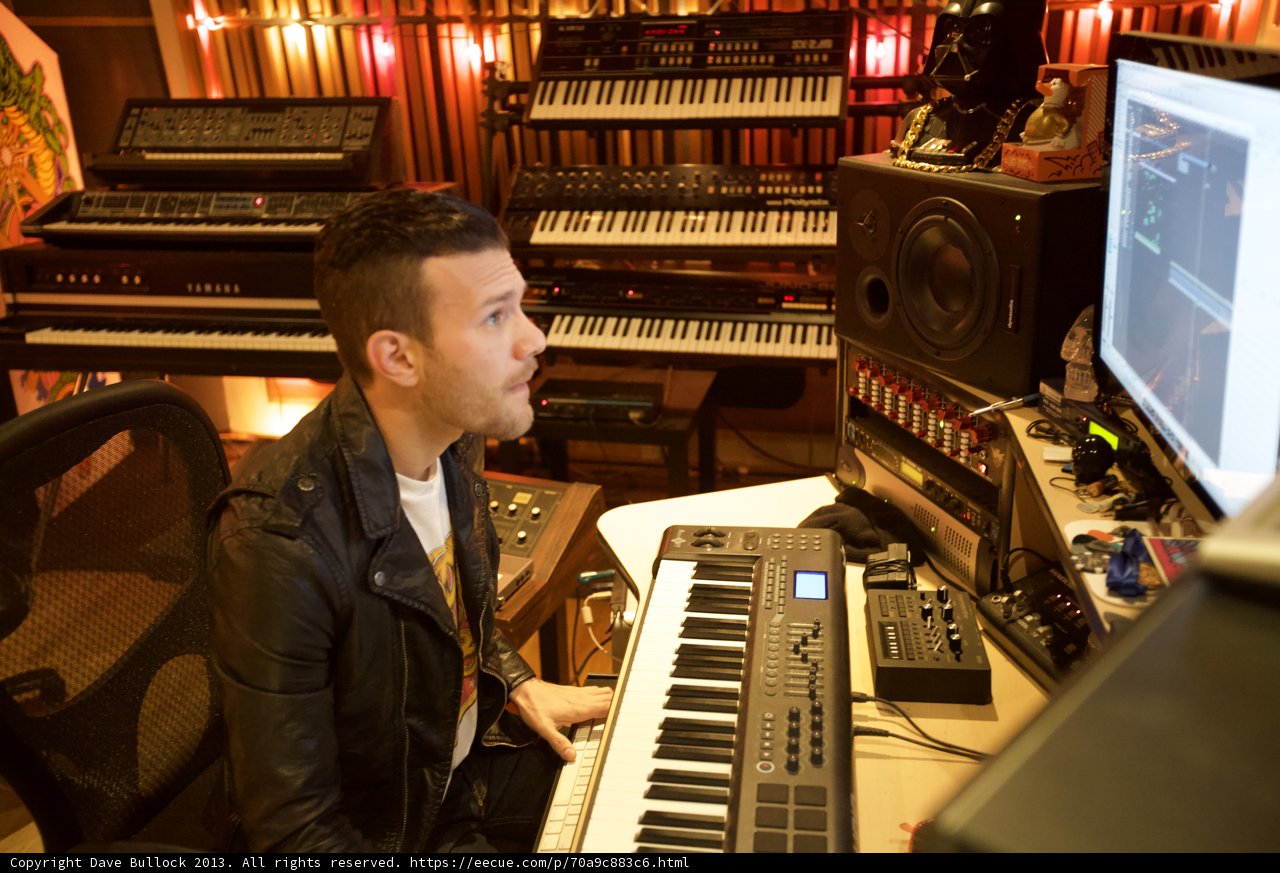 Studio Session: A Keyboardist's Musical Oasis