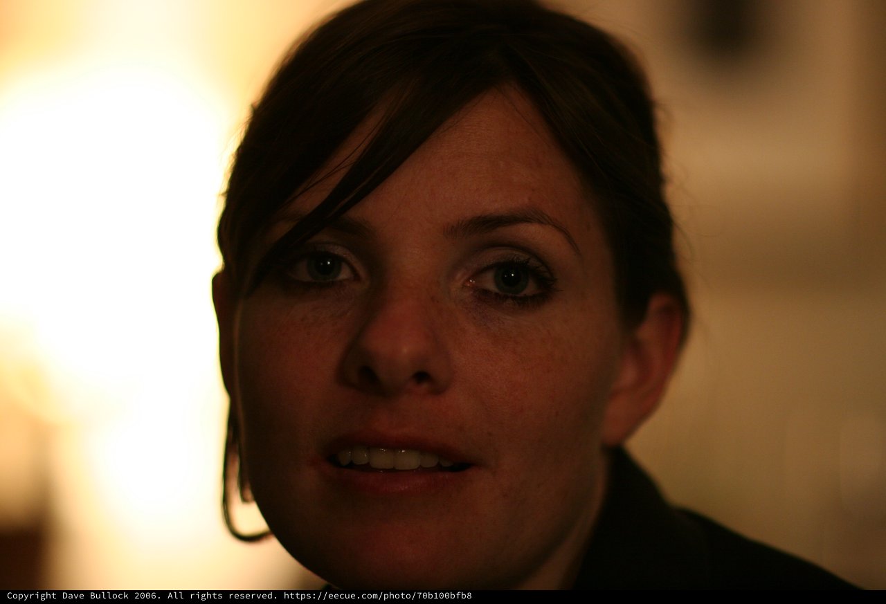Dramatic Portrait of Penelope in Low Light