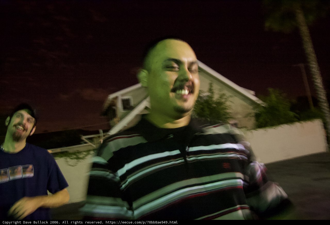 Two Men Happy in the Night