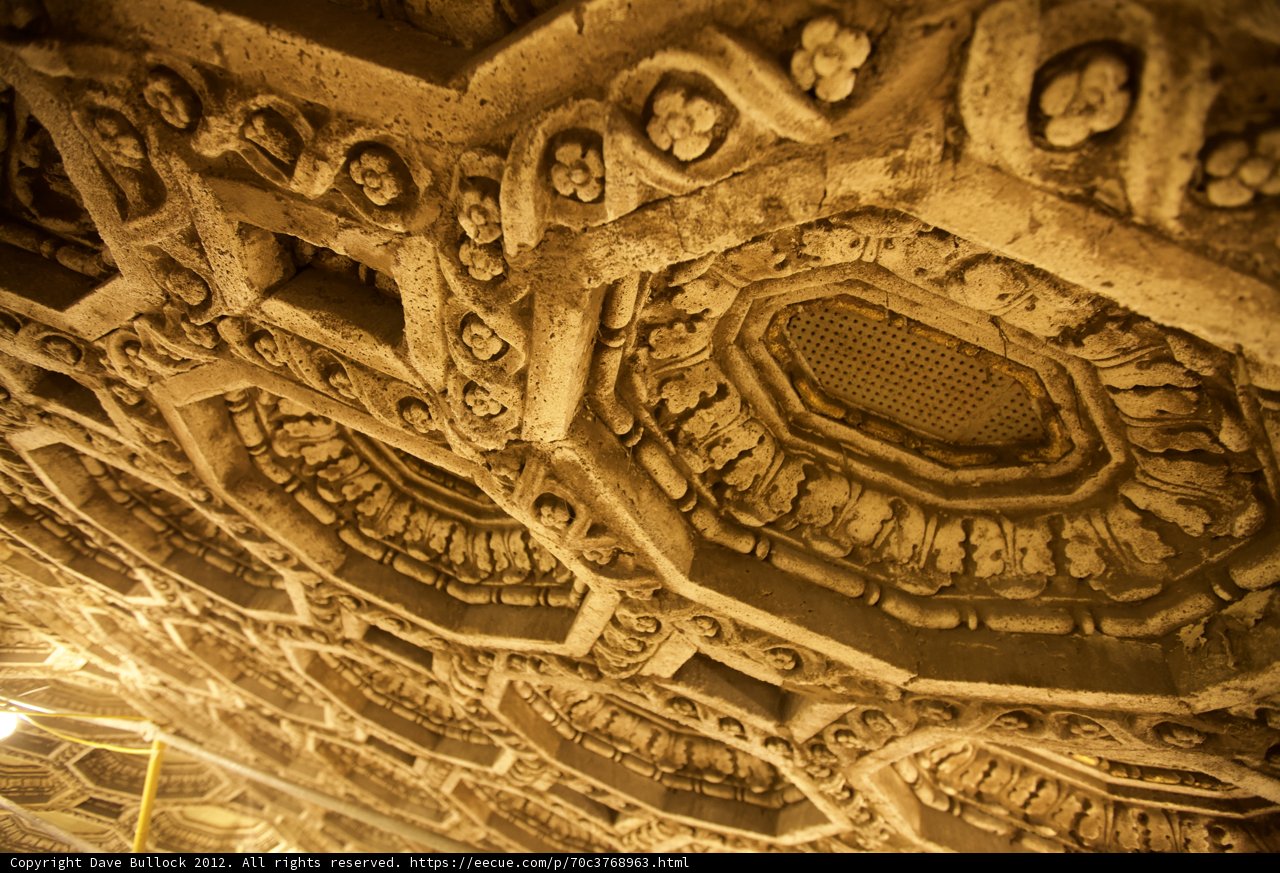 Awe-Inspiring Ceiling of the Cathedral of the Holy Cross in Santander, Spain