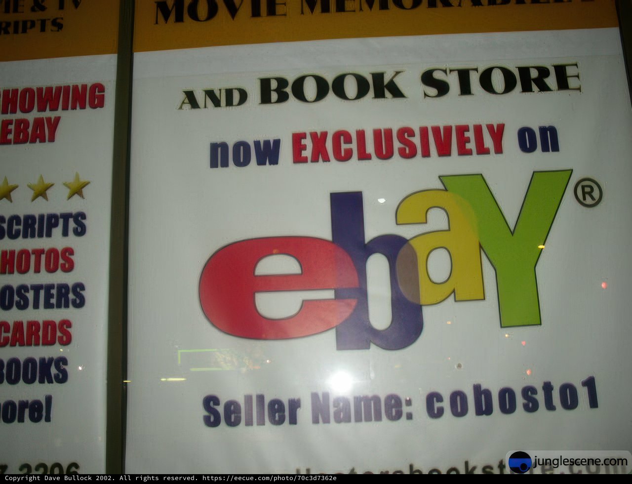 eBay Movie Memorabilia Sale