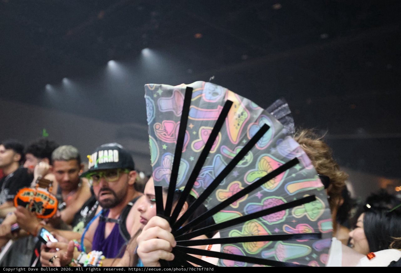 Colorful Rave Fan Raised High at Wobbleland 2026
