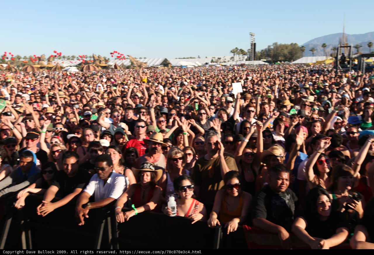 Coachella 2009 Concert Crowd