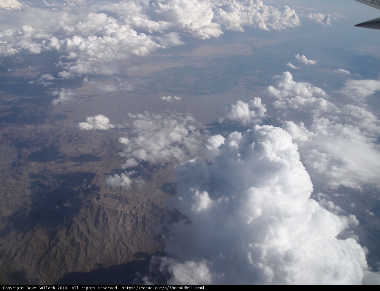 Clouds and Mountains from Above