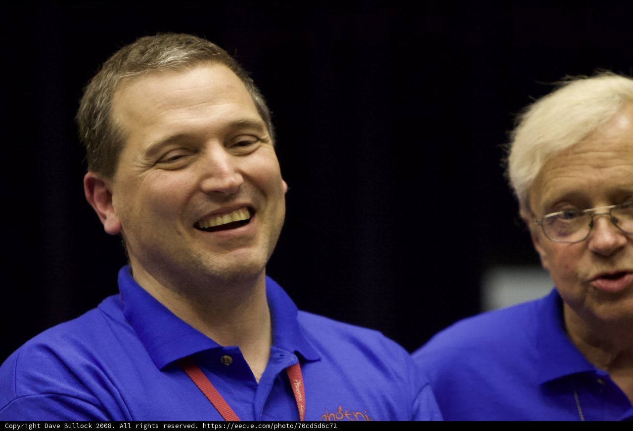 Two Men Celebrating Post-Interview
