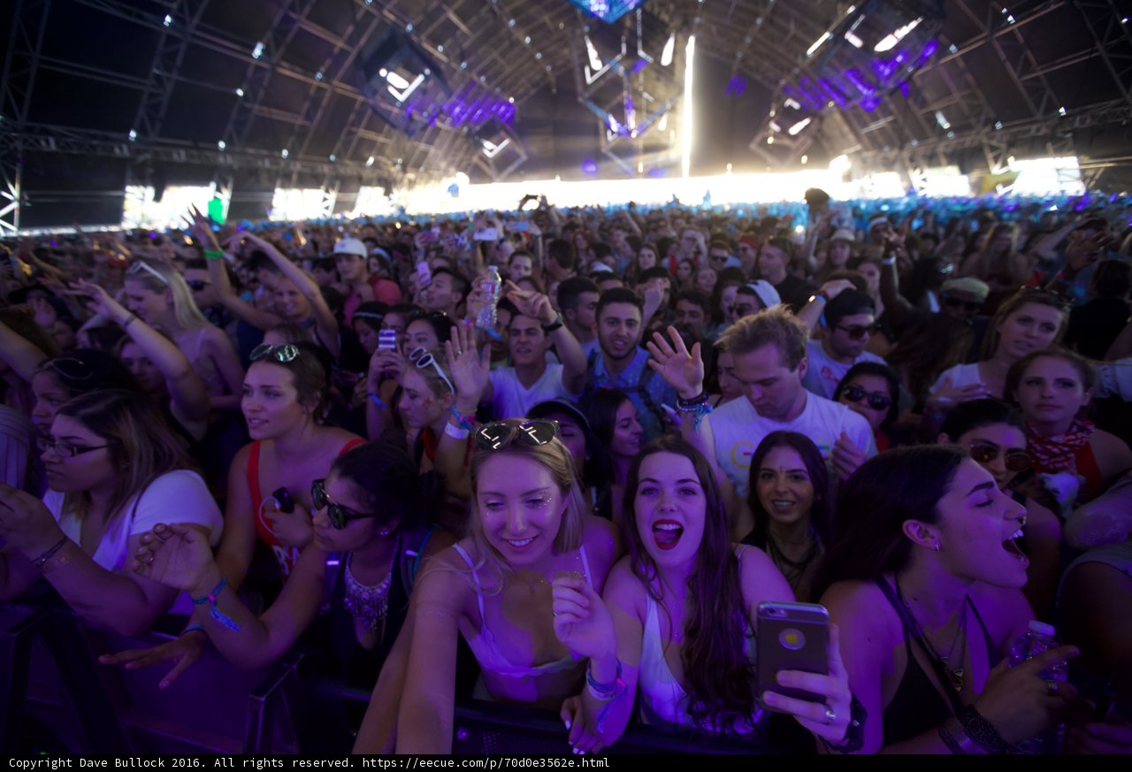 Urban Nightlife at Coachella Concert