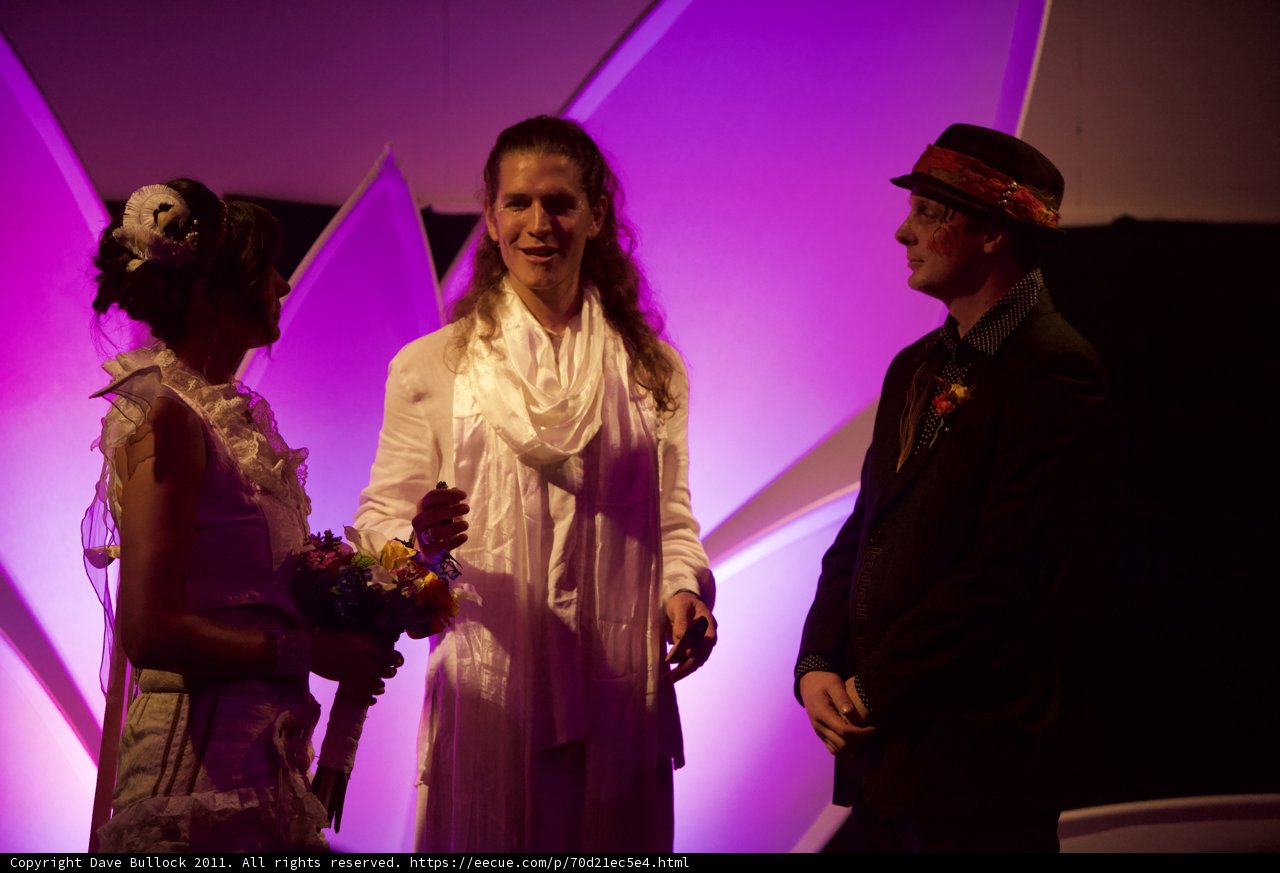 The Newlyweds Take the Stage