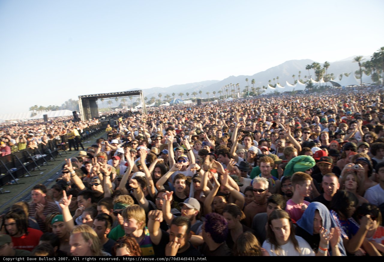 Coachella Crowd Goes Wild