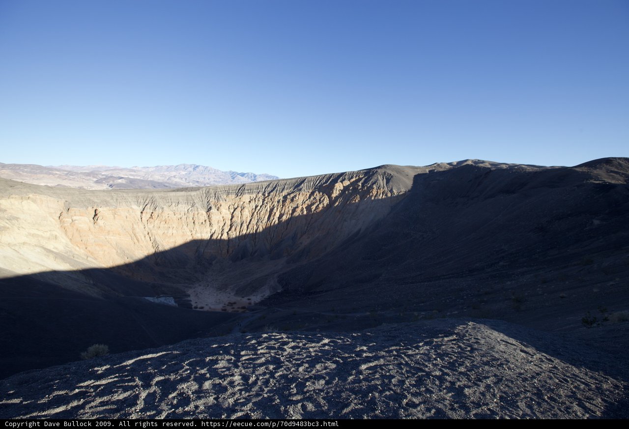 Majestic Crater in the Heart of the Desert