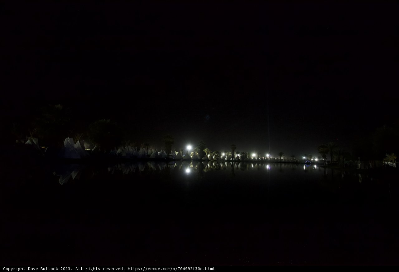 Nighttime Glow at Altadena Lake
