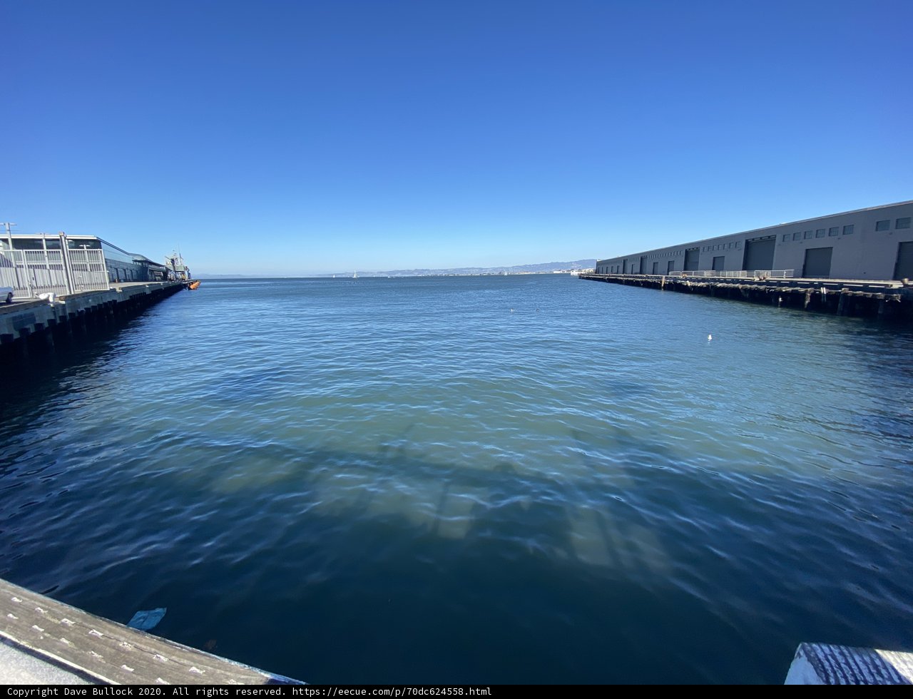 Waterfront View from San Francisco Bay Dock