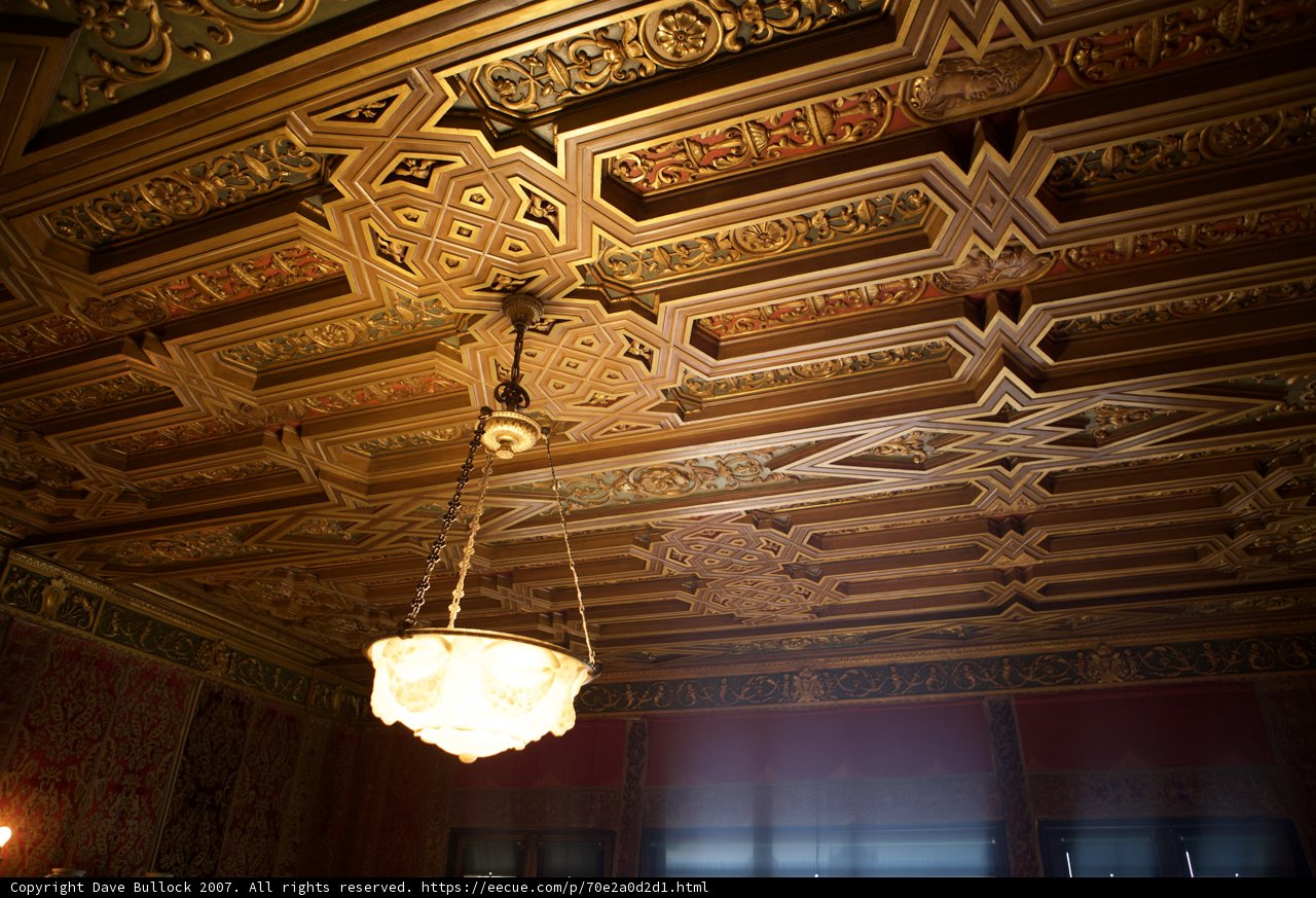Ornate Design and Chandelier