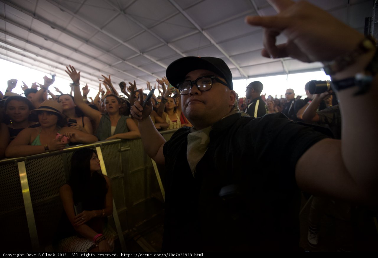 Hands up at Coachella