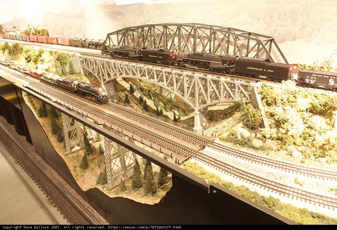Miniature Railroad Bridge and Tracks