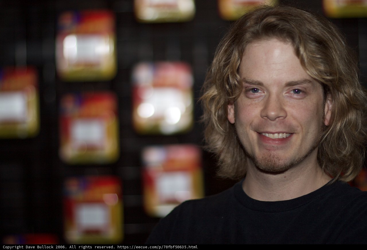 The Happy Man with Long Hair