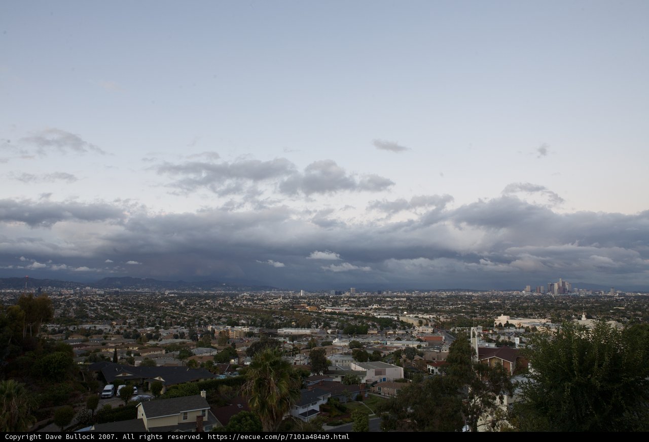 Cloudy Day Over the Urban Skyline