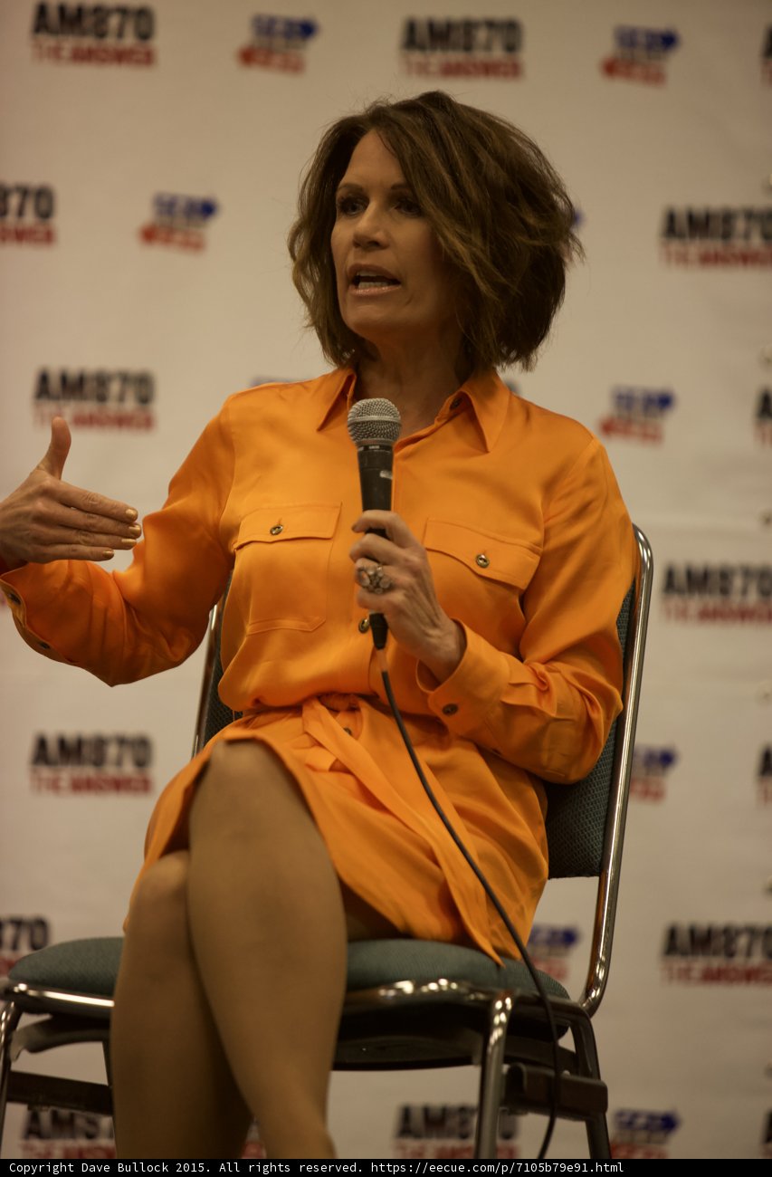 Michele Bachmann Addressing a Political Conference