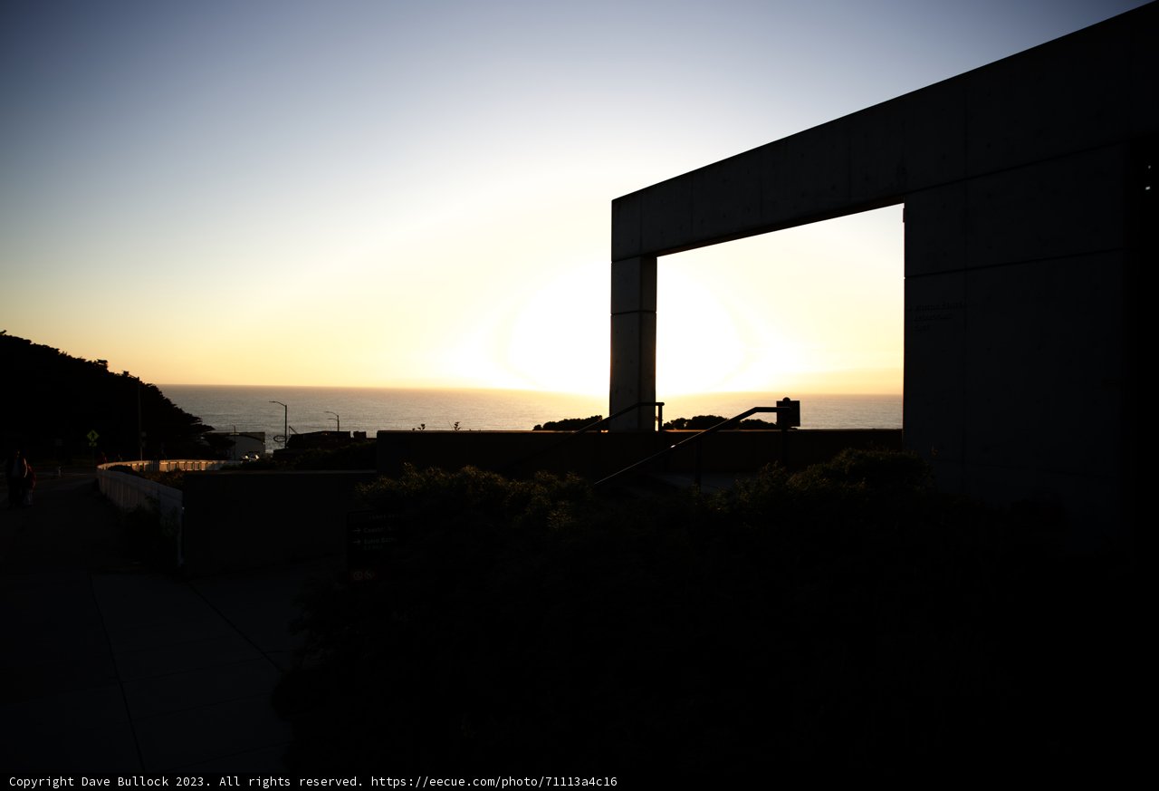 Golden Hour at Sutro Baths