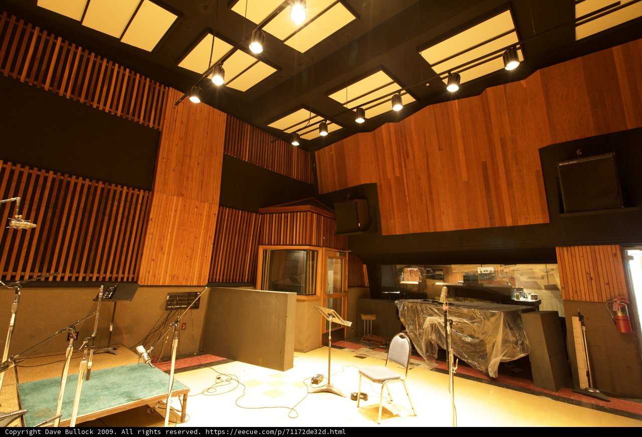Inside 2009 EastWest Recording Studio