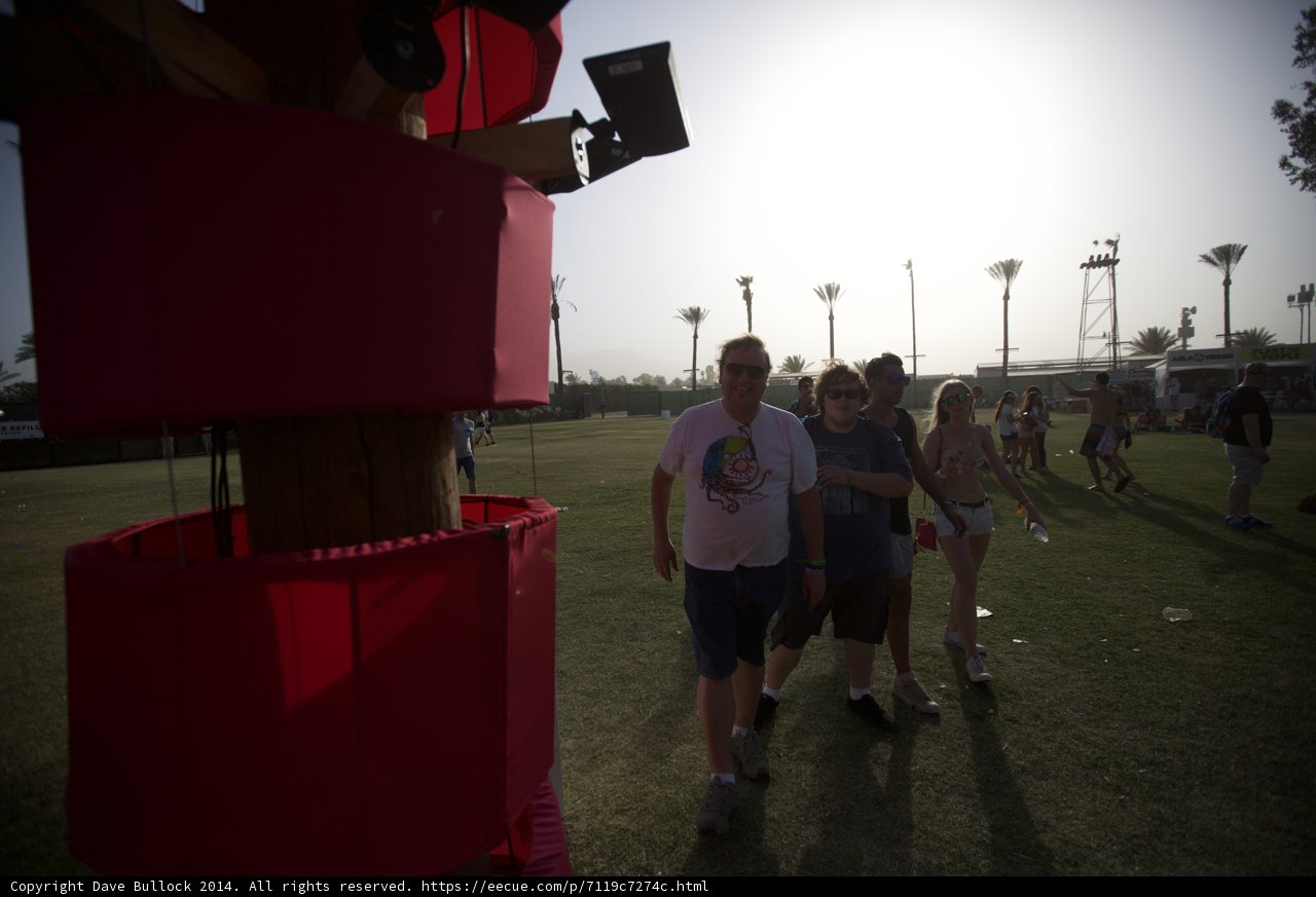 Red Light Pole at Coachella
