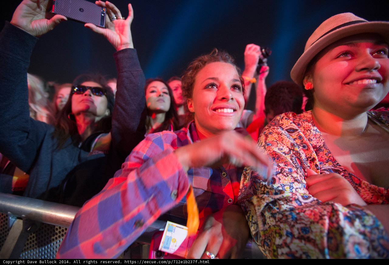 Front Row Fans at Coachella