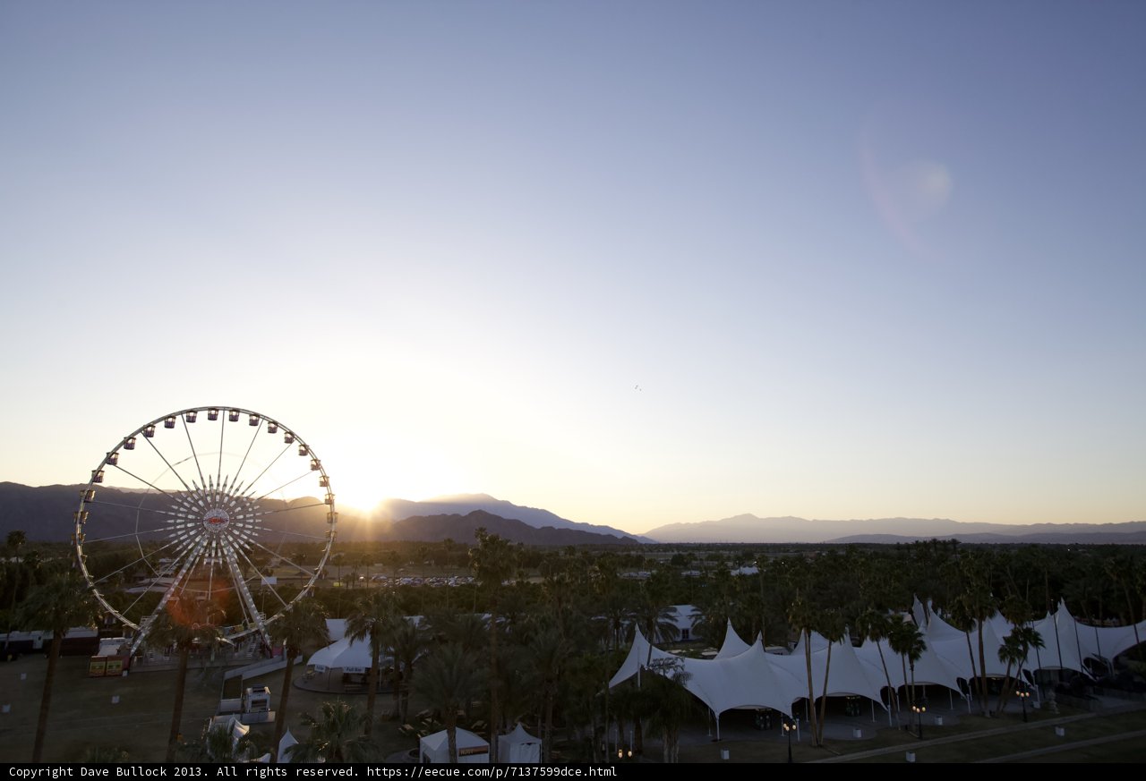Sunset over the Ferris Wheel